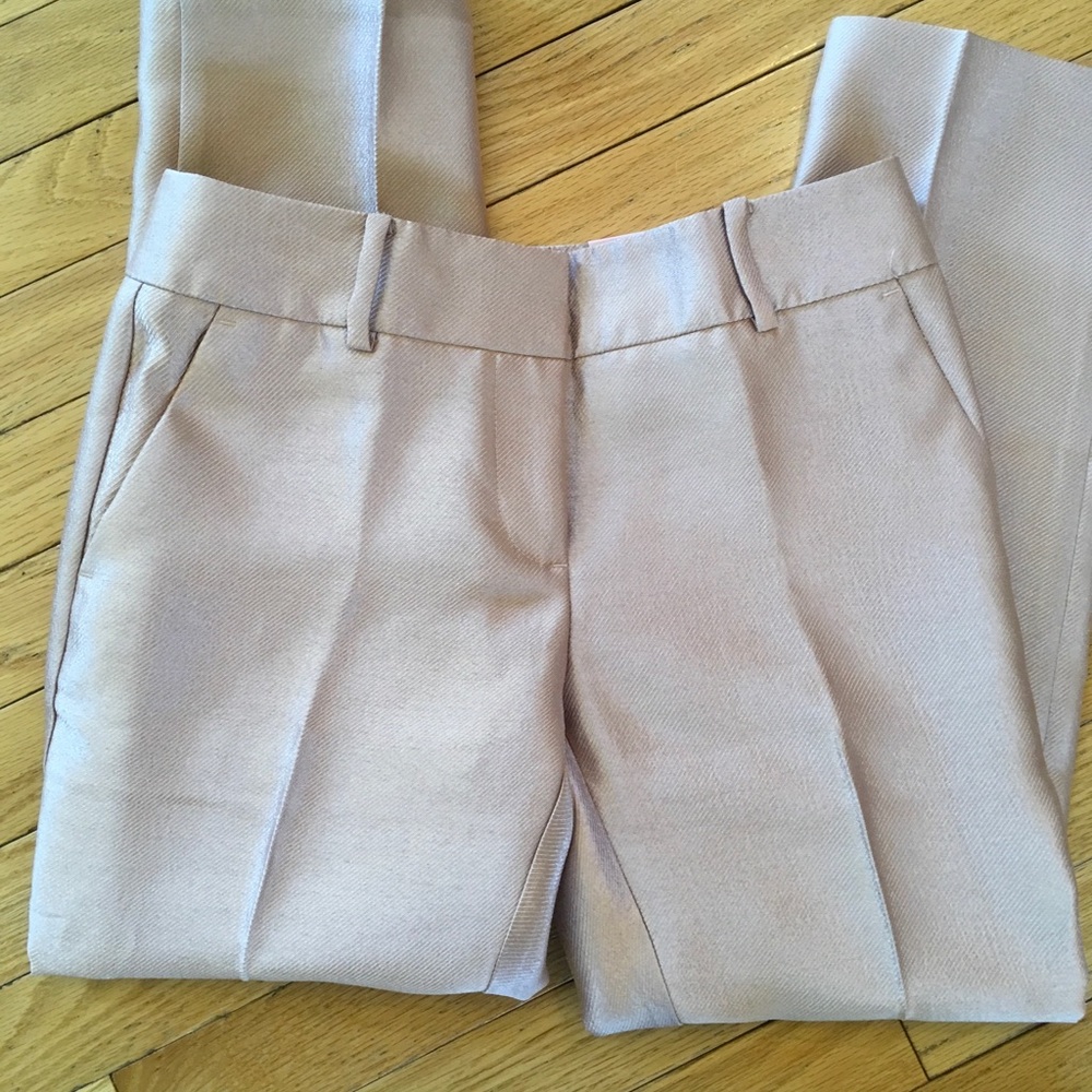 Ann Taylor Champagne Pink Ankle Length Pants